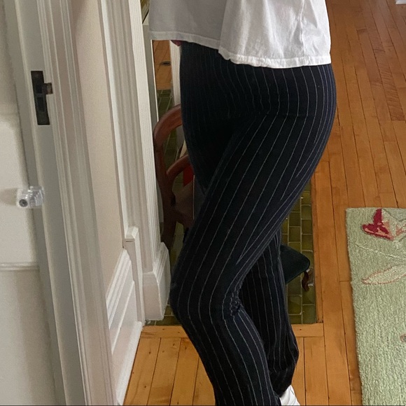 high waisted kick flare trousers